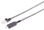 S CONN MAXIMUM CONNECTIVITY USB-C į Ethernet adapterio kabelis 1G, USB Type-C Male į RJ45, PVC, juodas, 1m (13-51025)