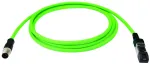 Teleg&auml;rtner 100017276 Cat.6A S/FTP RJ45 komutacinis kabelis, 1 m, žalias, LSZH