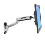 ERGOTRON Lx sėdėjimo-stovėjimo laikiklis LCD monitoriui ant sienos (poliruotas aliuminis)
