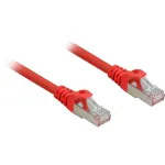 Patch Laidas RJ45 Cat.6a SFTP (Raudonas, 10 Metrų, LSOH (Be Halogenų))