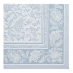 PAPSTAR ROYAL Collection Ornaments servetėlė, Arctic Blue, 400 x 400 mm, 4 sluoksnių, 1/4 lankstymo, 1 vnt. 37023