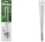 BRADAS WL-M17 WHITE LINE lietaus matuoklis, plastikinis, iki 160 mm/m&sup2;, kūginis pagrindas, 1 vnt.