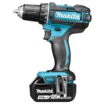 Maitinis akumuliatorinis gręžtuvas-suktuvas Makita, 18V, 2x 5,0 Ah Li-ion, 62/36 Nm, 1,7 kg, LED