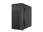 Korpusas NATEC Helix Mini Tower juodas &ndash; Micro-ATX/Mini-ITX, 3x3,5 col. + 5x2,5 col., 33 cm GPU, USB-C/USB-A