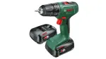 Bosch EasyDrill 18V-40 06039D8002 akumuliatorinis smūginis gręžtuvas / suktuvas, 2 greičiai, 2x 1,5 Ah, lagaminas