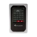 Origin Storage DataLocker DL4 FE i&scaron;orinis kilnojamasis &scaron;ifruotas HDD, 1 TB, USB-C / USB-A