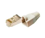 RJ45 ki&scaron;tukas LogiLink MP0011 CAT5e ekranuotas 100 vnt pilkas
