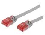 Microconnect V-UTP60025-FLAT plok&scaron;čias tinklo kabelis 0,25 m Cat6 U/UTP pilka