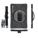 Apsauginis dėklas eSTUFF CHICAGO Full Body Defender Samsung Galaxy Tab S8/S7, juodas