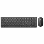 ALOGIC Echelon USB-C įkraunamas belaidis pelės ir klaviatūros rinkinys, pilno dydžio QWERTZ