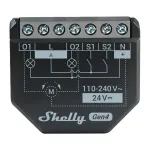 Shelly 2PM Gen4 žaliuzių ir roletų pavara 2 kanalai, AC 110&ndash;240V, 2.4 GHz Wi‑Fi, 1.4 W, 8000 KB flash