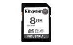 Kingston Technology 8G SDHC Industrial pSLC, 8 GB, SDXC, 10 klasė, UHS-I, 100 MB/s, 80 MB/s