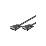 Wentronic Goobay DVI-D FullHD ilginimo laidas Dual Link, juodas, 2 m - DVI-D ki&scaron;tukas Dual-Link (24+1 kai&scaron;tis) > DVI-D lizdas Dual-Link (24+1 kai&scaron;tis) (50855)