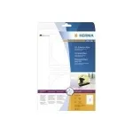 HERMA SuperPrint - savaime limpančios nepermatomos CD/DVD etiketės - baltos - 166 mm apvalios - 50 vnt. (25 lapai x 2) (5115)