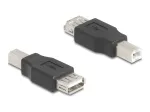 USB adapteris DeLOCK 67199 USB Type-B į Type-A juodas