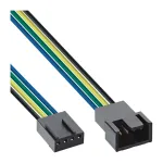 InLine ilginamasis ventiliatoriaus kabelis 4 pin Molex ki&scaron;tukas/lizdas 0,70 m
