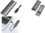 LogiLink UA0389 M.2 NVMe PCIe ir SATA SSD i&scaron;orinis korpusas, USB 3.2 Gen 2