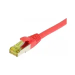Pataisos laidas RJ45, CAT6A 500MHz, 2m, Raudonas, S-STP (S/FTP), TPE/LSZH (Ultraflex), AWG26, su Cat.7 žaliava, Synergy 21 (S217717)