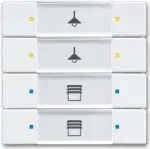 BUSCH JAEGER Touch Sensor 4/8-jų krypčių daugiafunkcis 6127/02-84