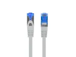 Tinklo kabelis LANBERG PCF6A-10CC-1500-S Cat6a S/FTP, 15 m, RJ-45, pilkas