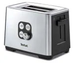 Tefal Equinox TT420D 2 riekelių skrudintuvas, juodas, nerūdijantis plienas