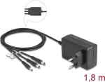DeLOCK 41467 i&scaron;orinis maitinimo &scaron;altinis 12V 3A 36W, DC 3.5x1.35/5.5x2.1/5.5x2.5 mm