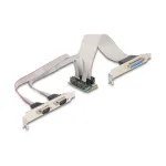 DeLOCK 95277 Vidinė Mini PCI Express RS-232 ir lygiagrečiojo prievado adapterio plok&scaron;tė, žalia