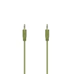 Hama Flexi-Slim garso kabelis 0,75 m 3,5 mm Žalias Ki&scaron;tukas-Ki&scaron;tukas