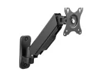 Equip sieninis laikiklis vienam monitoriui 17&ndash;32 col., ranka 334 mm, dujinis spyruoklinis mechanizmas