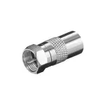 Goobay WE 1170 Cu RF adapteris, IEC (9.52 mm) lizdas &ndash; F ki&scaron;tukas