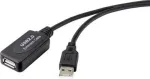 Renkforce RF-4535084 USB laidas 10 m USB 2.0 USB-A juodas