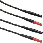 Fluke TL27 matavimo zondai &ndash; juodi ir raudoni &ndash; CAT III &ndash; EPDM &ndash; 1,5 m &ndash; 1000 V (668571)