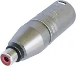 Neutrik NA2MPMF - Garso adapteris - XLR3 (M) į RCA (M) (NA2MPMF)