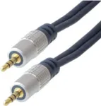 shiverpeaks sp-PROFESSIONAL Garso laidas 10 m 3,5 mm Mėlynas - Chrom (SP30812-10)