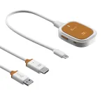 j5create ScreenCast FHD USB-C belaidis ekrano plėtiklis, dongle, USB, USB Type-C, baltas, 1 A, 0 - 40 &deg;C