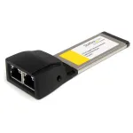 StarTech.com EC2000S dviejų prievadų Gigabit ExpressCard Ethernet adapteris ne&scaron;iojamam kompiuteriui