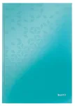 Leitz Notebook WOW A4 linijuotas, kietas vir&scaron;elis, 90g/80 lapų, ra&scaron;tas, mėlyna