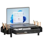 Prie&scaron;dėlis monitoriui Techly ICA-MS 114, juodas