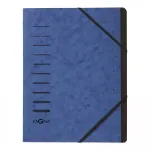 Pagna Tab Index A4 40058-02 mėlynas &ndash; skyrių skirtukas A4 portretiniams dokumentams