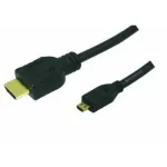 LogiLink High Speed with Ethernet HDMI to Micro HDMI kabelis 1 m juodas
