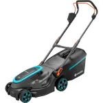 Akumuliatorinė vejapjovė PowerMax 37/36V P4A paruo&scaron;tas naudoti rinkinys, 36V (2x18V), juoda/pilka, 2x ličio jonų akumuliatorius 4,0 Ah, POWER FOR ALL ALLIANCE