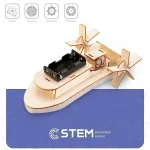EXTRA DIGITAL Wooden Construction Kit Boat, Educational Model