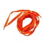 FR - LACES Orange - 120cm plok&scaron;čios austos poliesterio batų rai&scaron;teliai