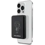 Karl Lagerfeld Ikonik MagSafe Wireless Power Bank 3000mAh Black