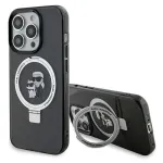 Karl Lagerfeld KLHMP15XHMRSKCK iPhone 15 Pro Max 6,7 inch Black Hardcase Ring Stand Karl & Choupette MagSafe