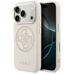 Guess perforuotas 4G MagSafe dėklas iPhone 17 Pro, rožinis