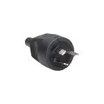 BACHMANN Australian Power Plug 10A/250V Black Type I Rewireable