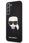 Karl Lagerfeld Samsung Galaxy S22+ PU Saffiano Karl Head Case Black