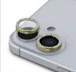 Guess fiksuoto blizgio apsauginis lę&scaron;is Apple iPhone 16/16 Plus, auksinis