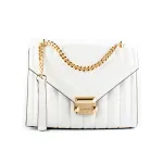 Michael Kors Gwen Crossbody Bag 35R4GWHL6UOPT Signature Coated Canvas Gold-Tone Hardware